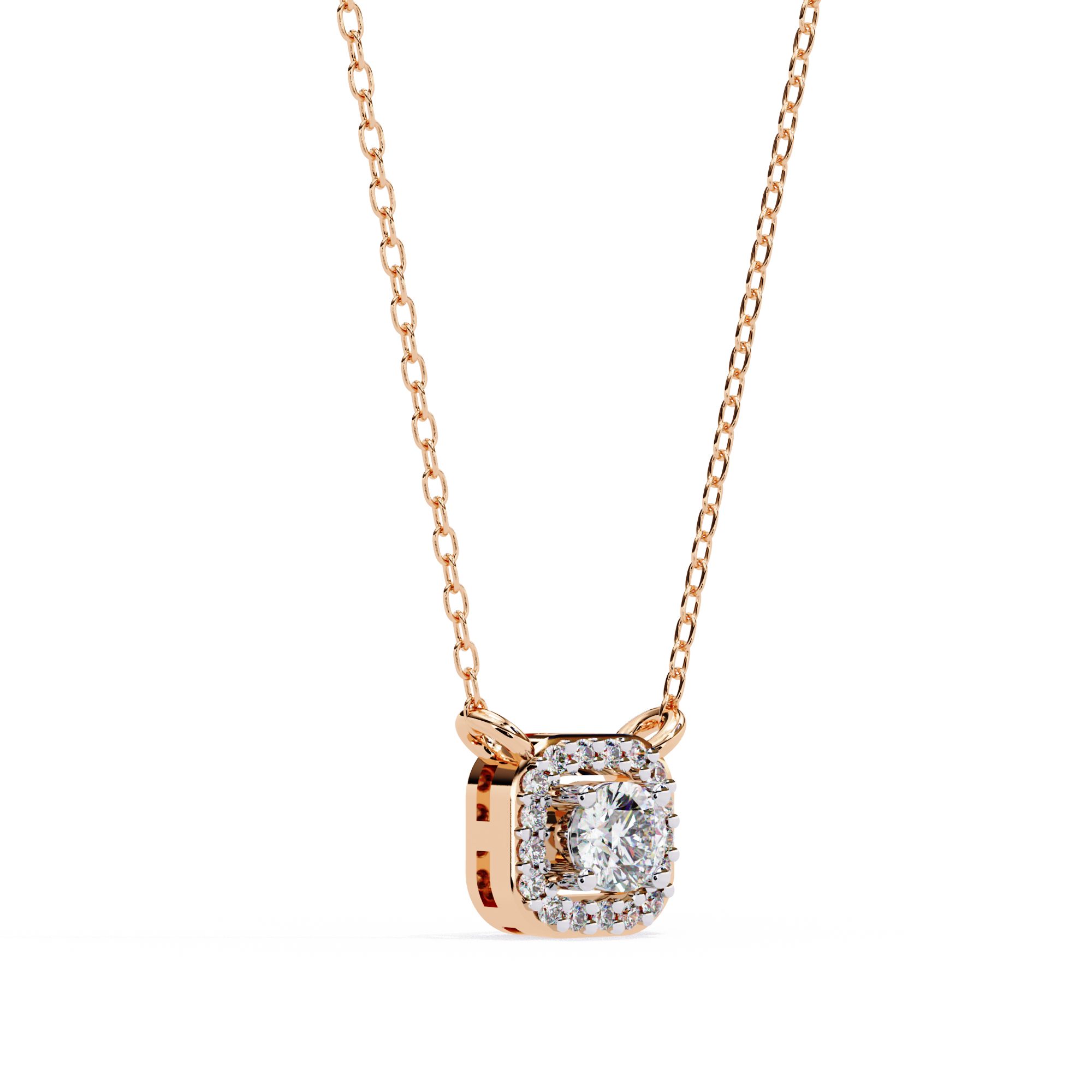 Aurora Drape Diamond Pendant