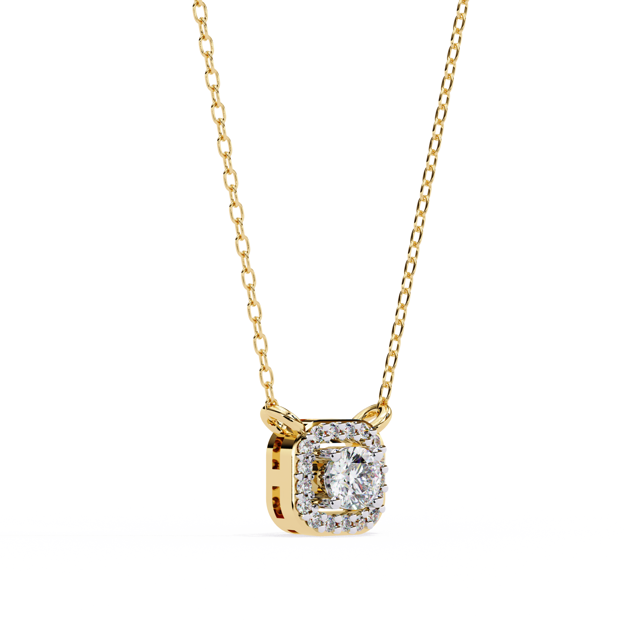 Aurora Drape Diamond Pendant