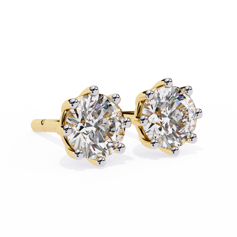 Crystal Breeze Diamond Earrings