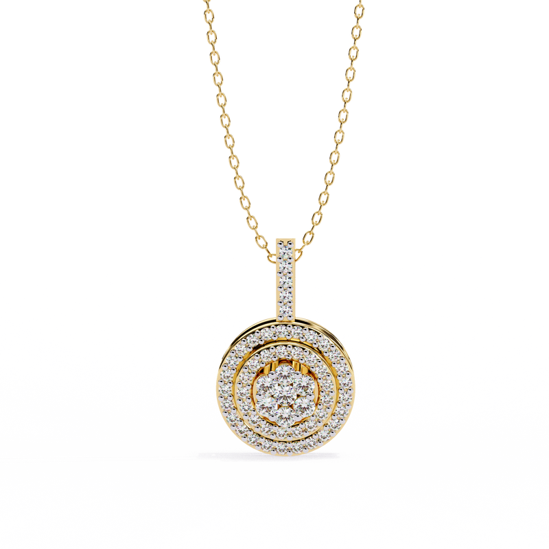 Glint Horizon Diamond Pendant