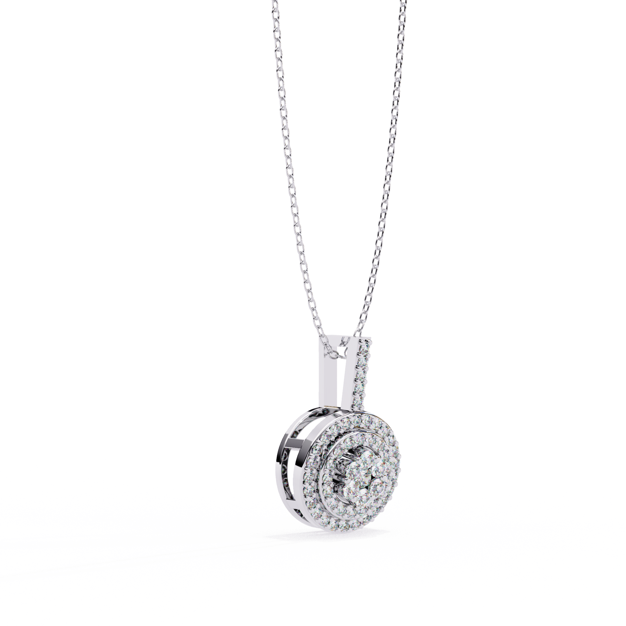 Glint Horizon Diamond Pendant