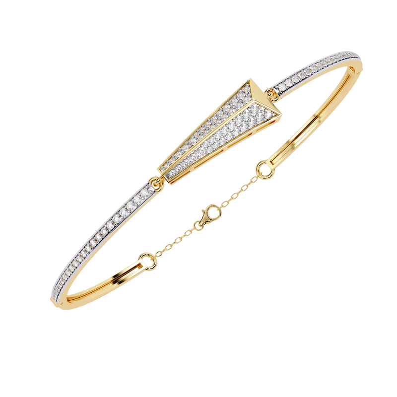 Serene Halo Diamond Bracelet