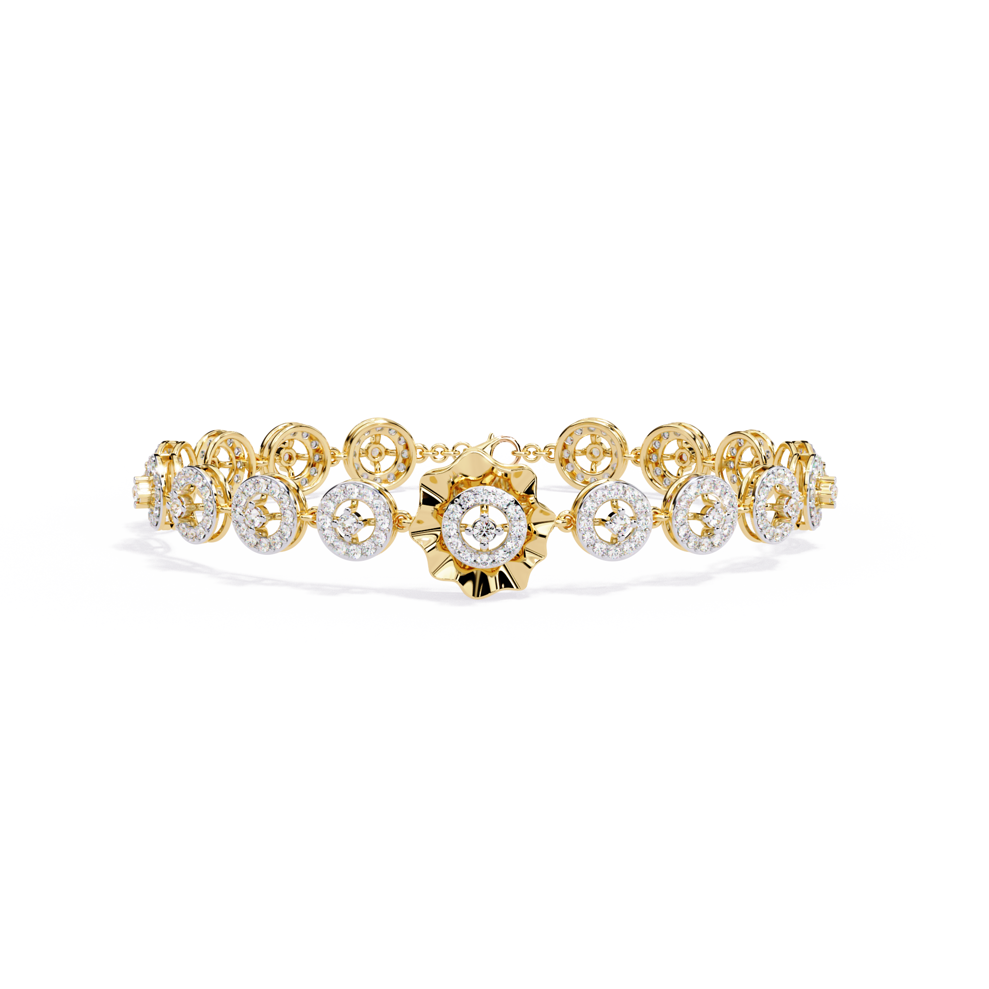 Gilded Grace Diamond Bracelet
