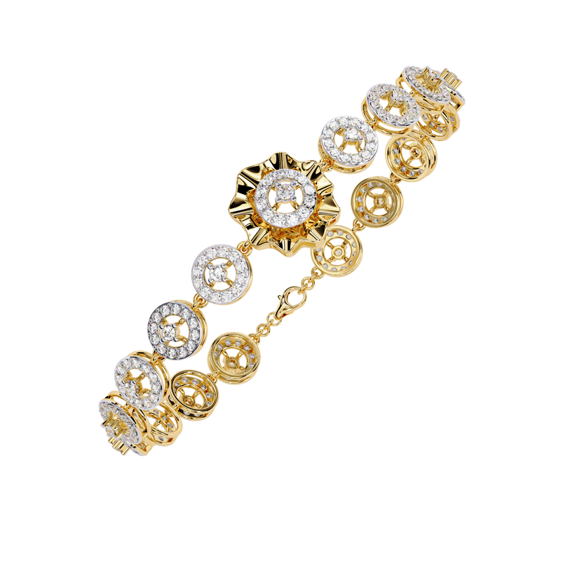 Gilded Grace Diamond Bracelet