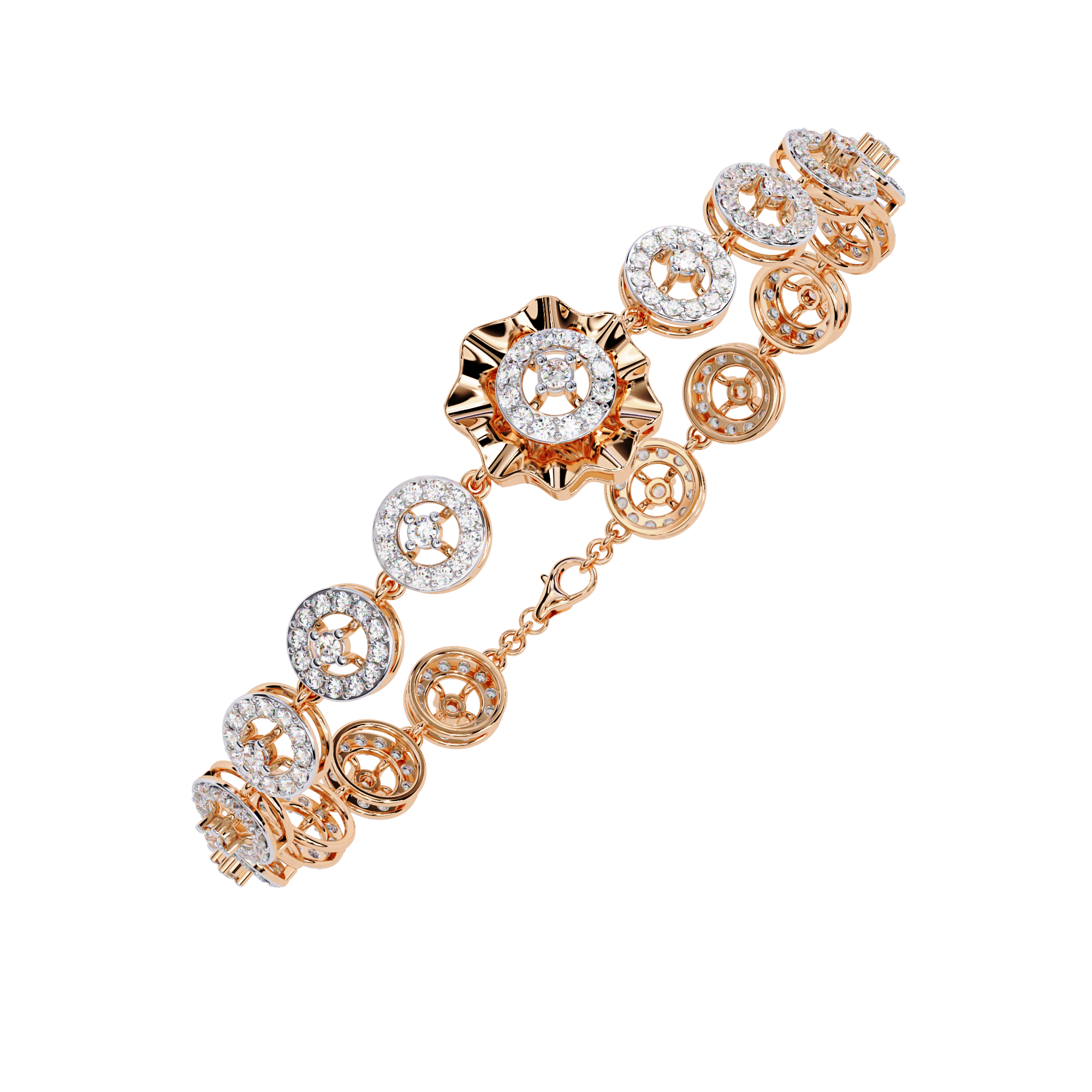 Gilded Grace Diamond Bracelet