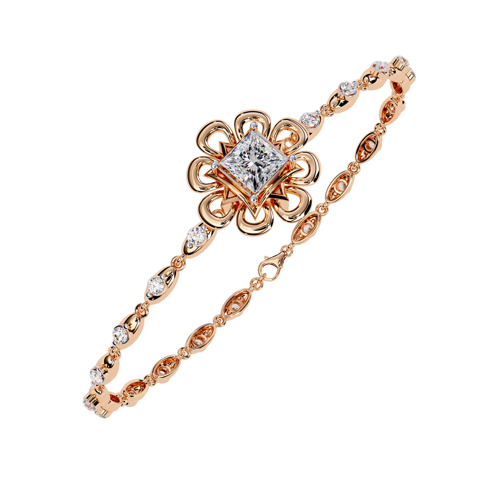 Aurora Curve Diamond Bracelet