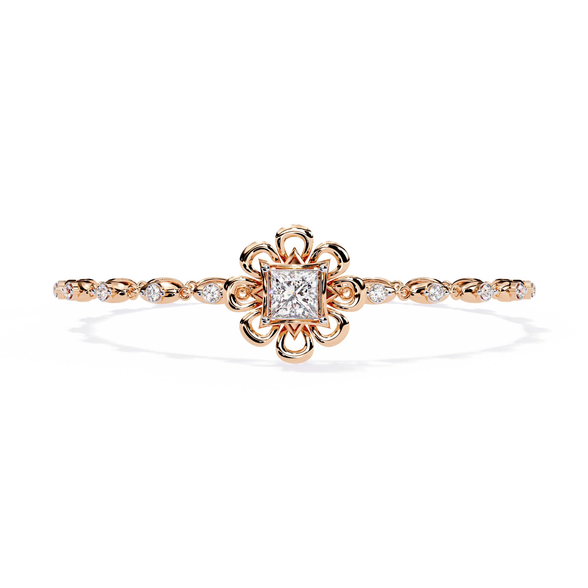 Aurora Curve Diamond Bracelet