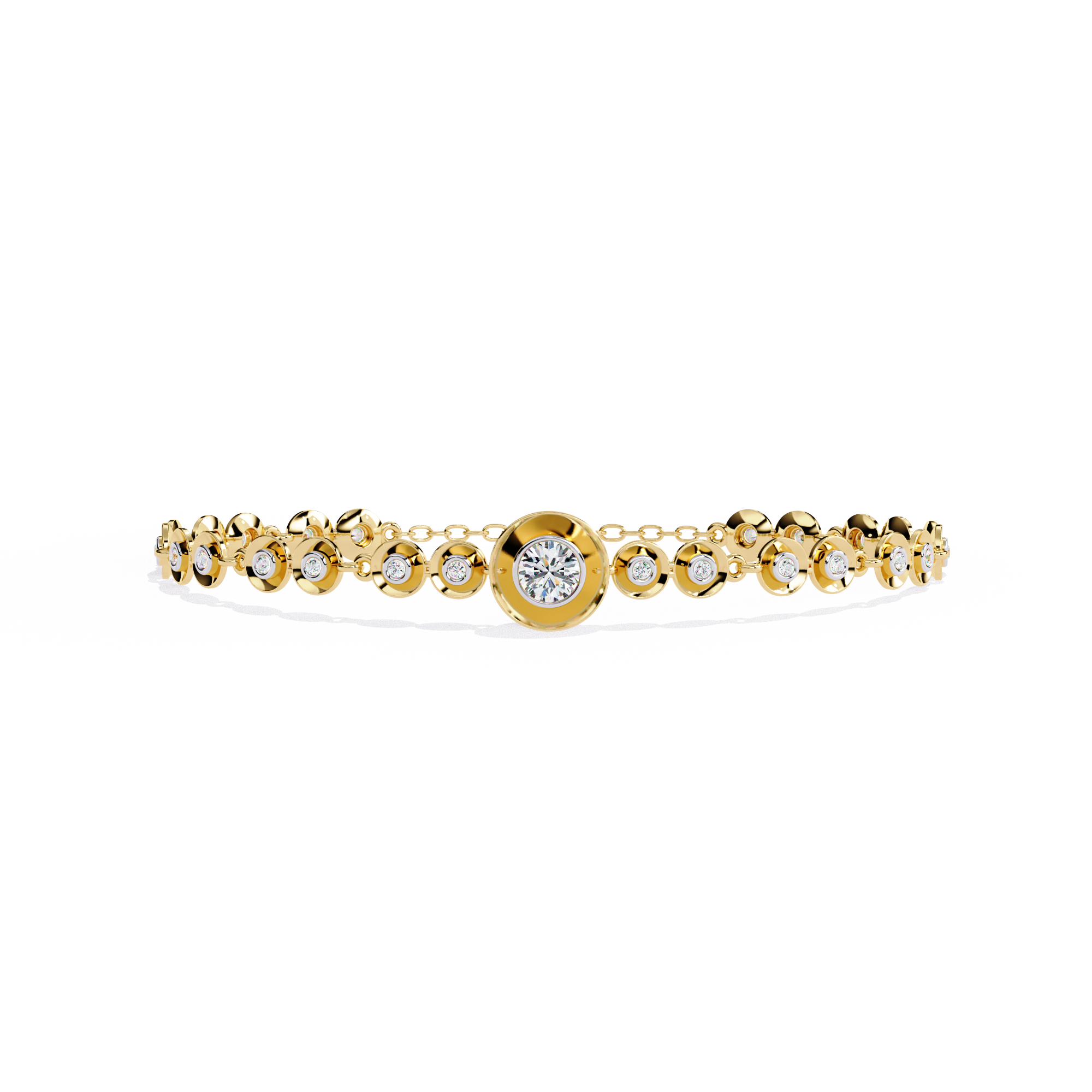 Tranquil Beam Diamond Bracelet