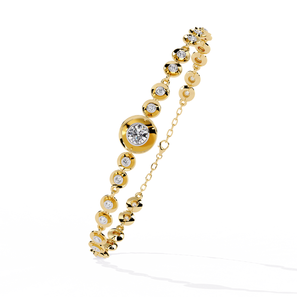 Tranquil Beam Diamond Bracelet