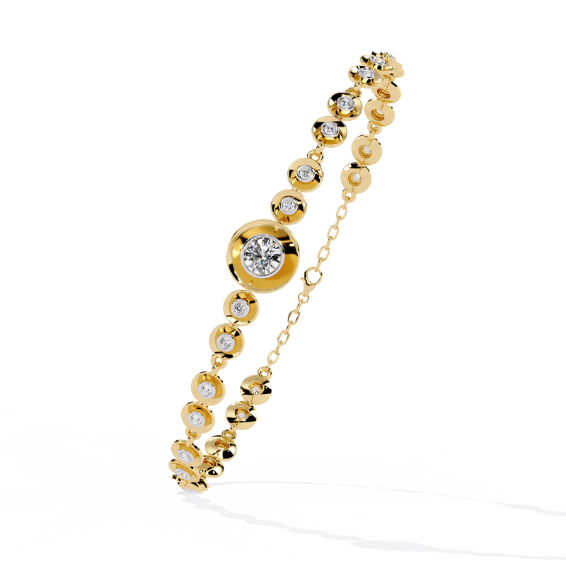 Tranquil Beam Diamond Bracelet