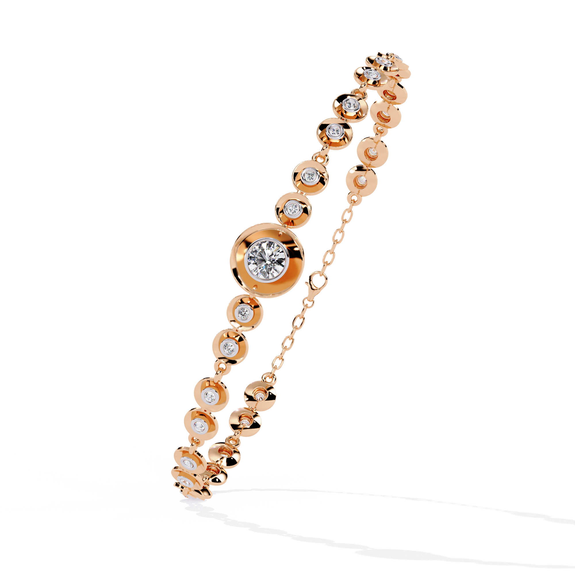 Tranquil Beam Diamond Bracelet