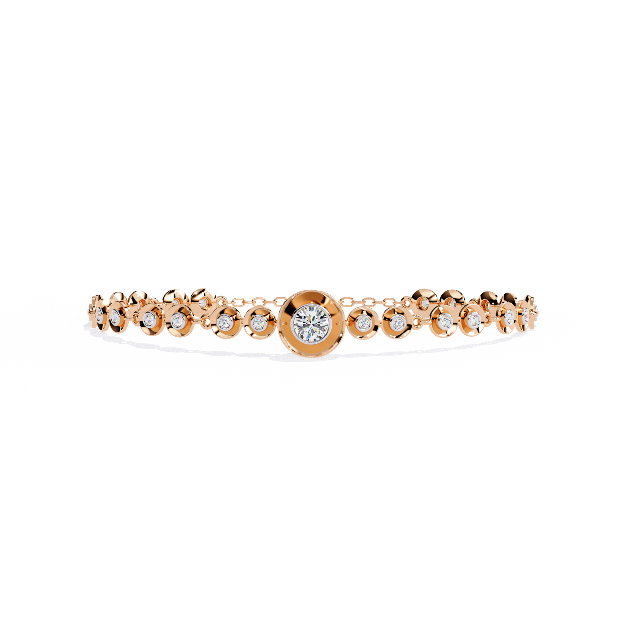 Tranquil Beam Diamond Bracelet