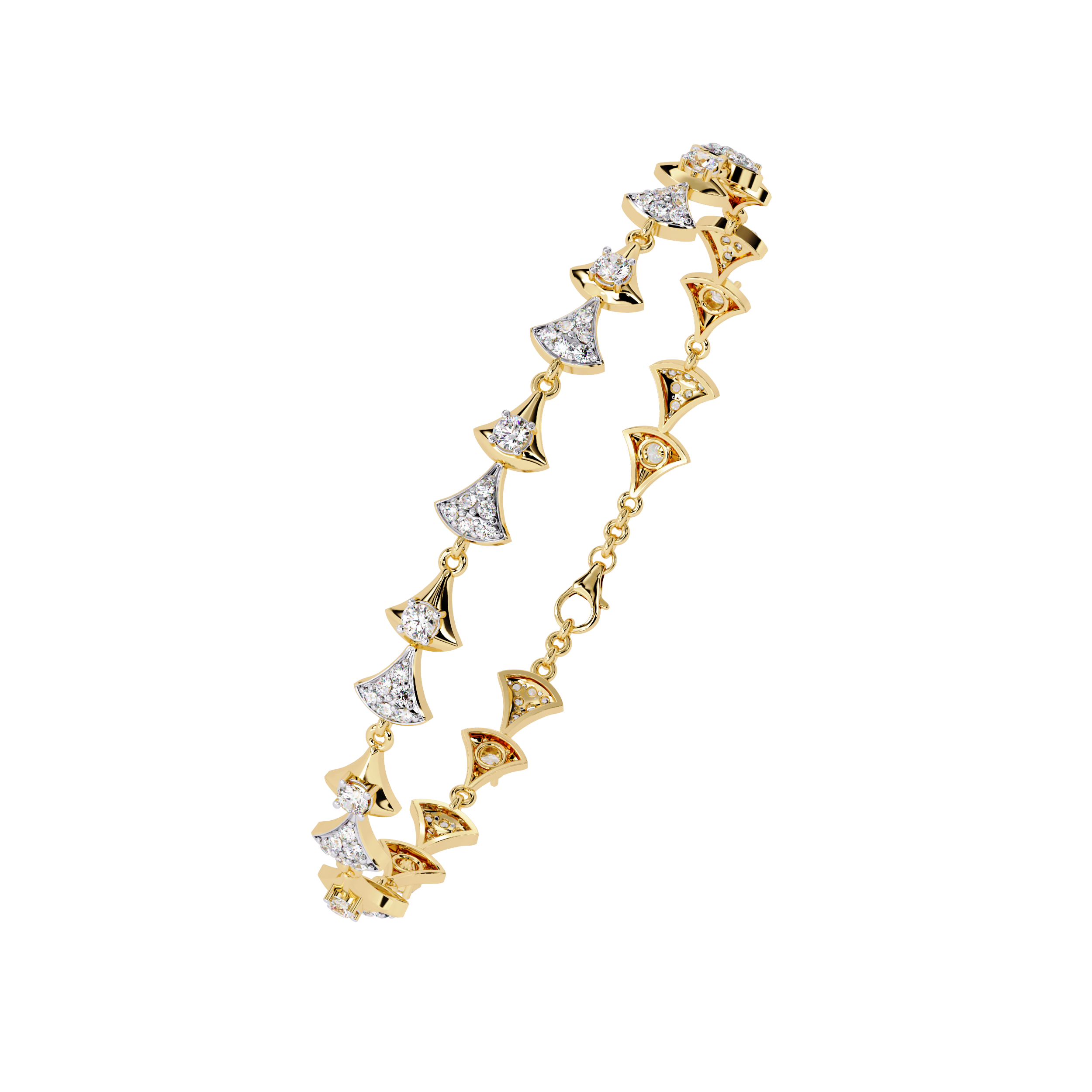 Celeste Curl Pearl Bracelet
