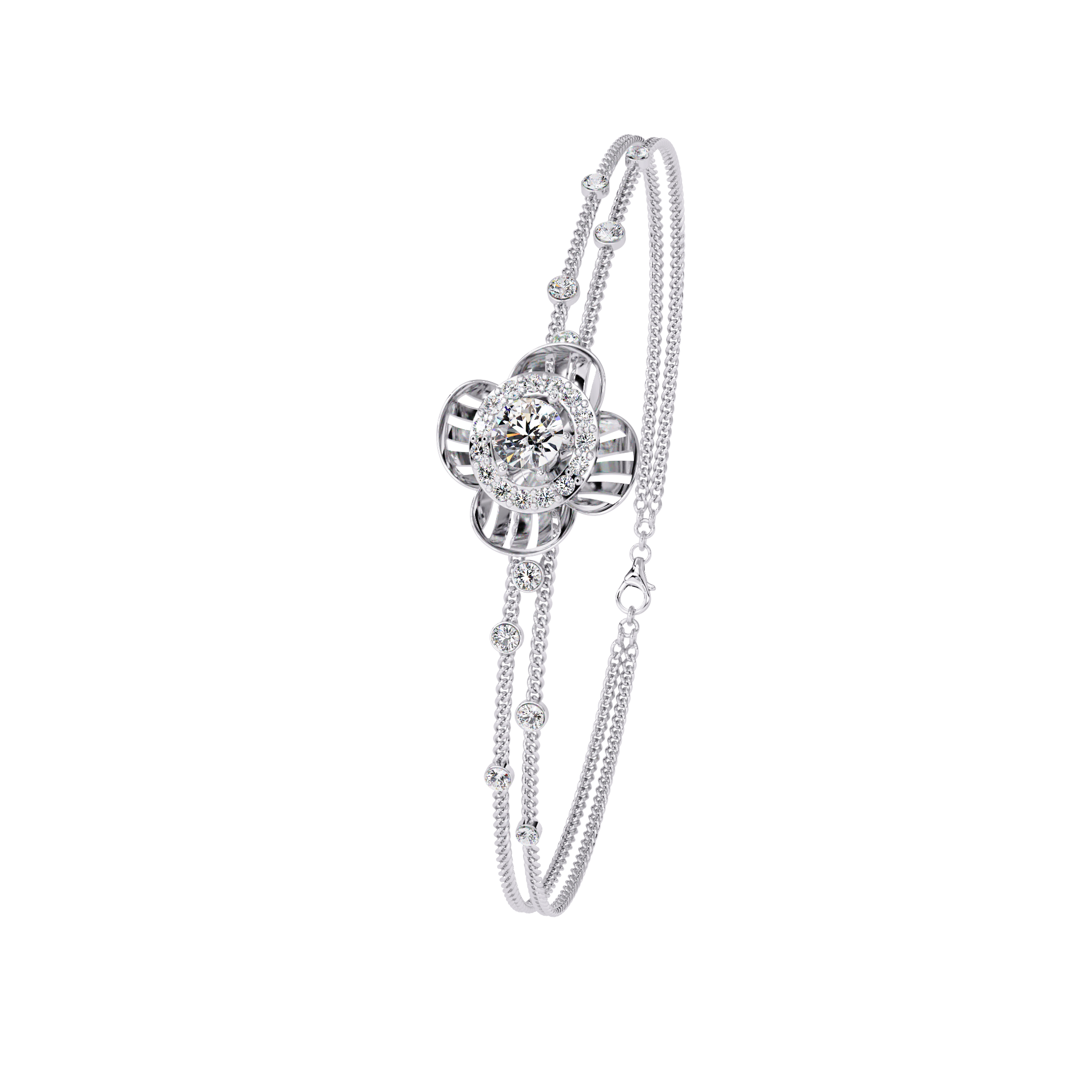 Luxe Frost Diamond Bracelet