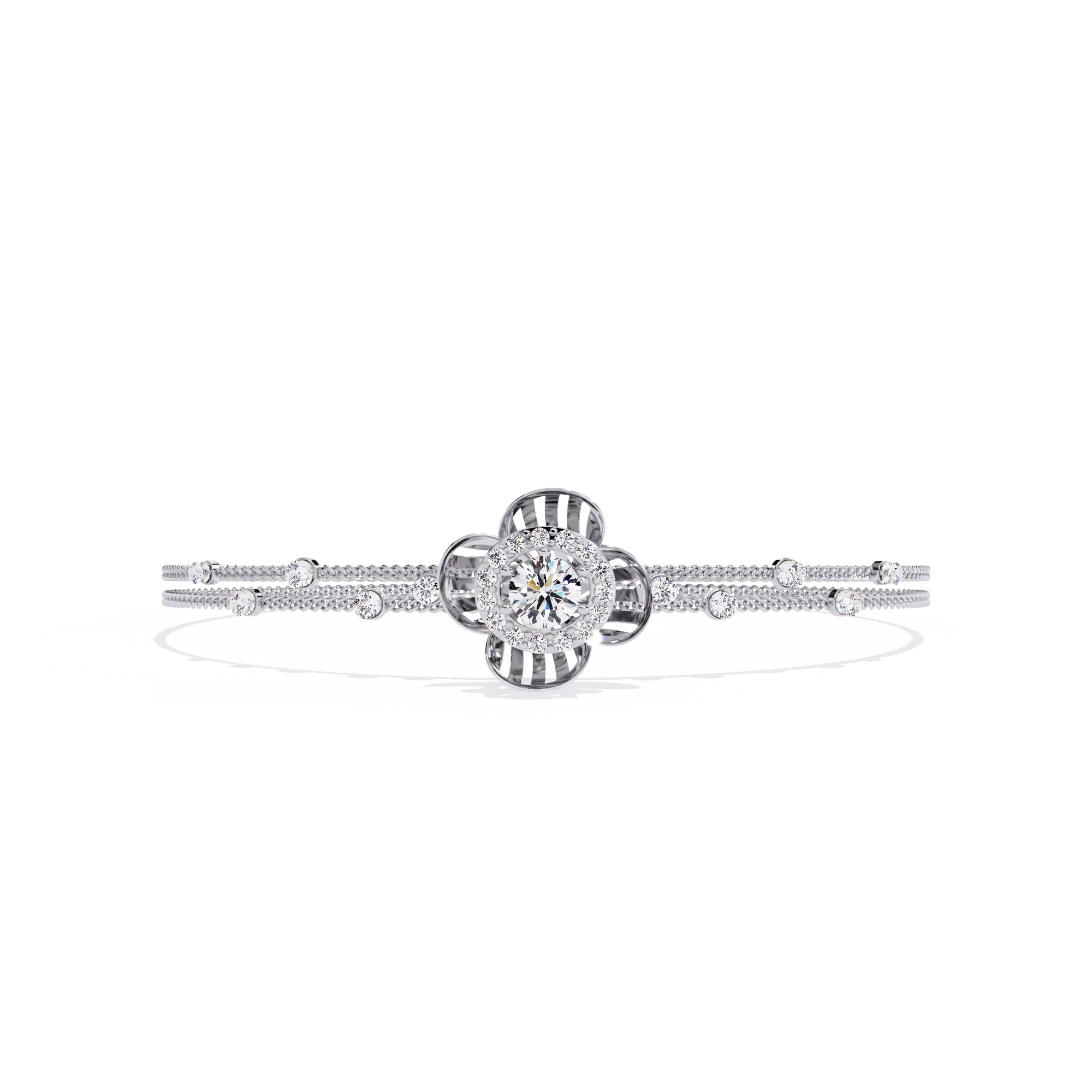 Luxe Frost Diamond Bracelet