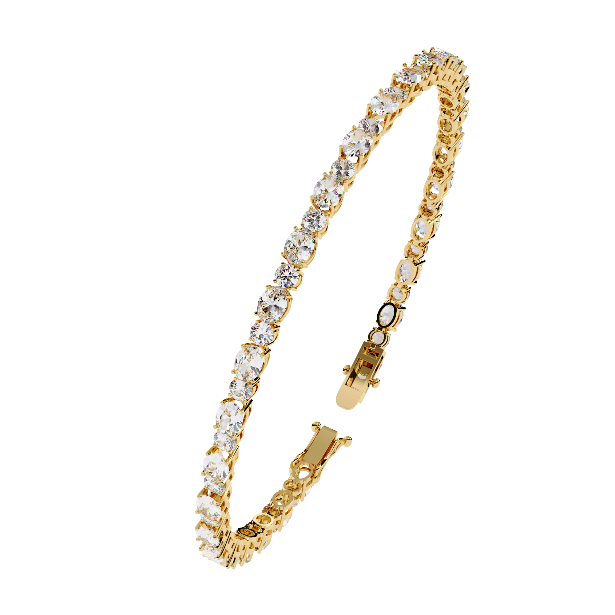 Classic Halo Diamond Bracelet