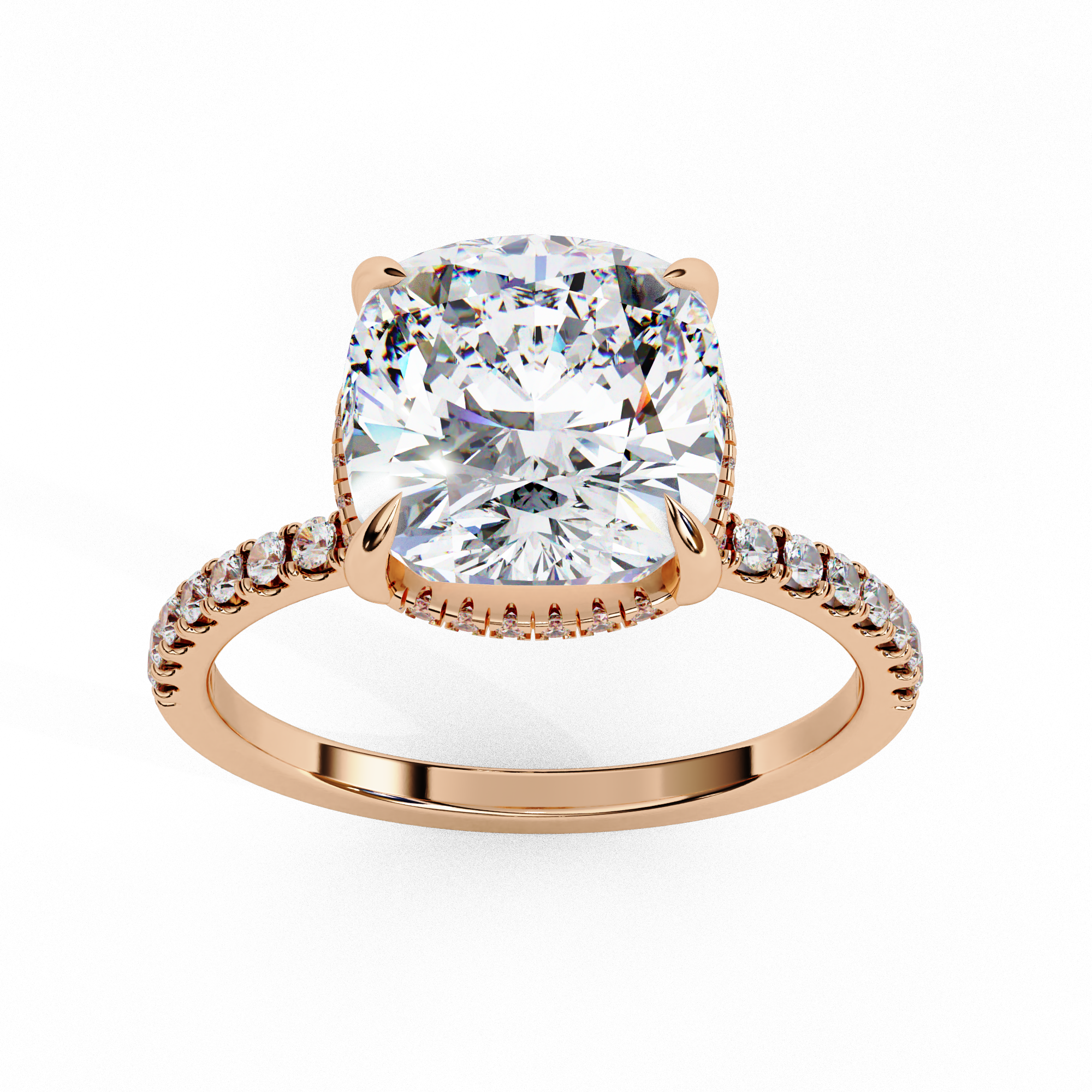 Aurora Crest Diamond Ring
