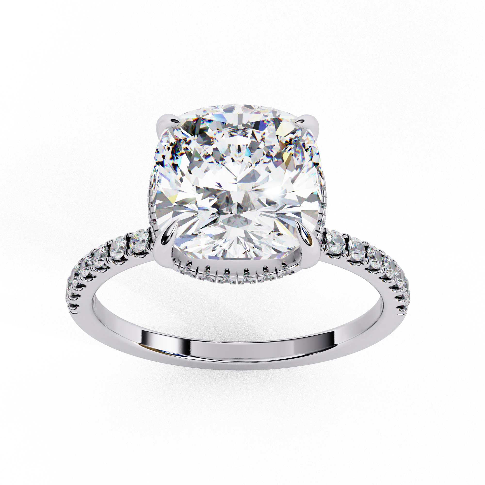 Aurora Crest Diamond Ring