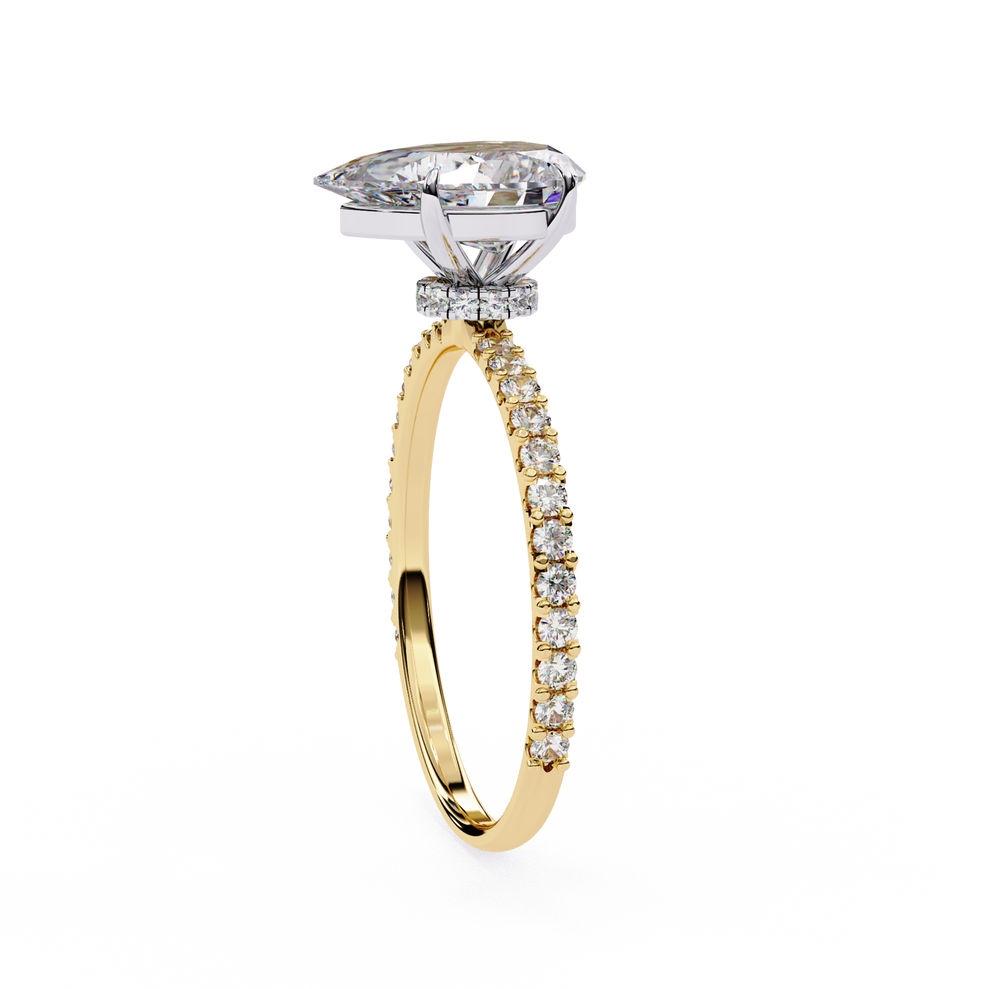 Stardust Loop Diamond Ring