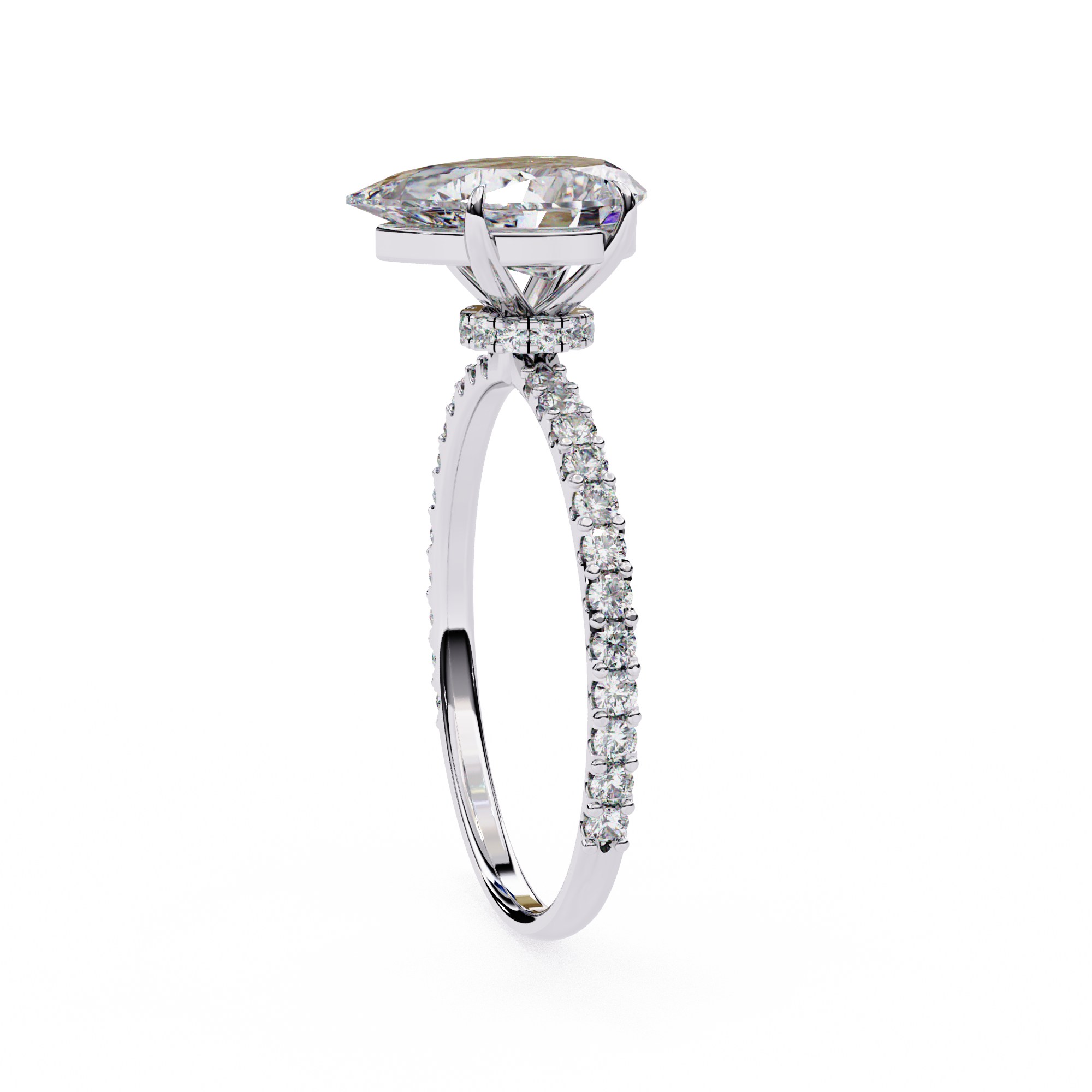 Stardust Loop Diamond Ring