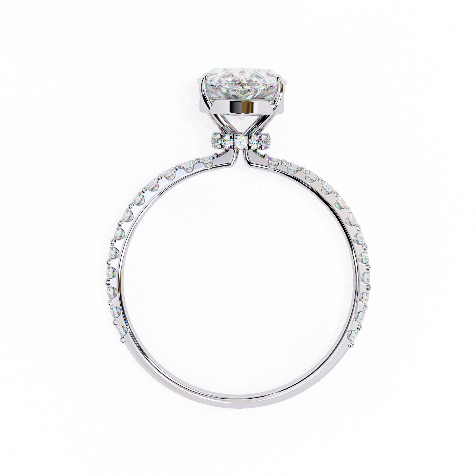 Stardust Loop Diamond Ring