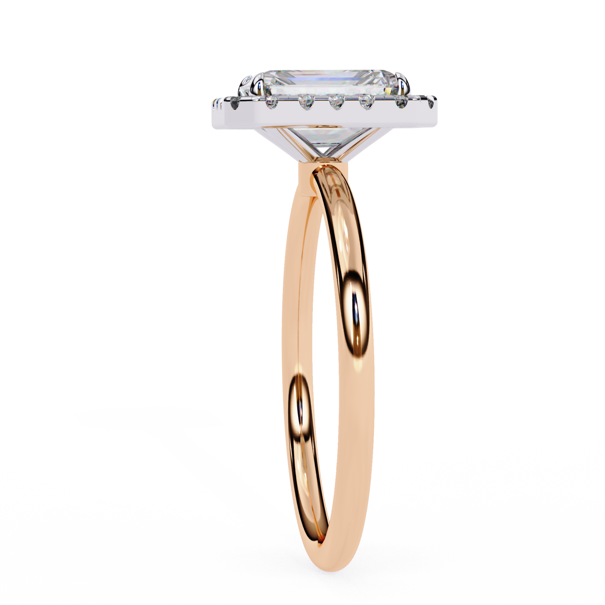 Crescent Rise Diamond Ring