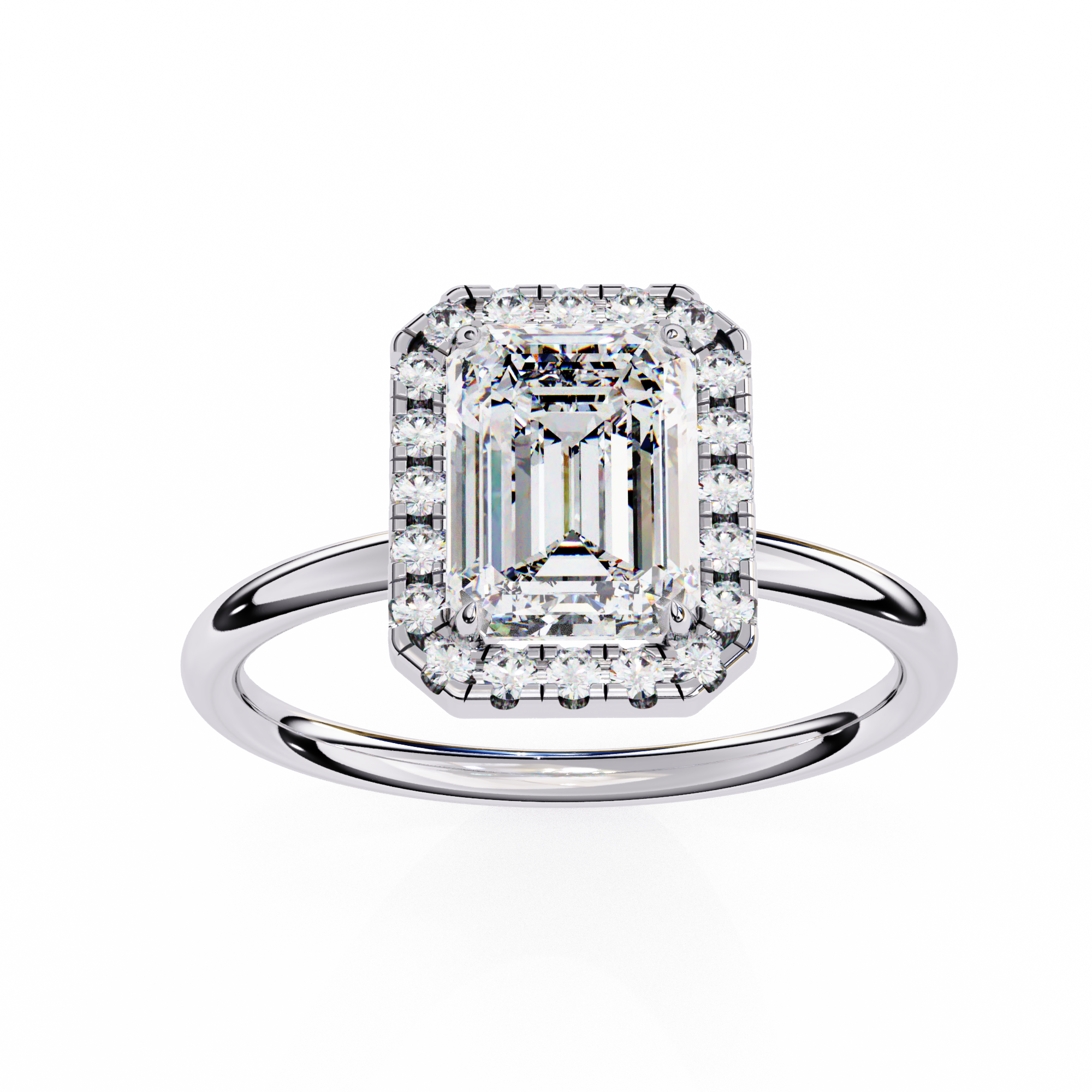 Crescent Rise Diamond Ring