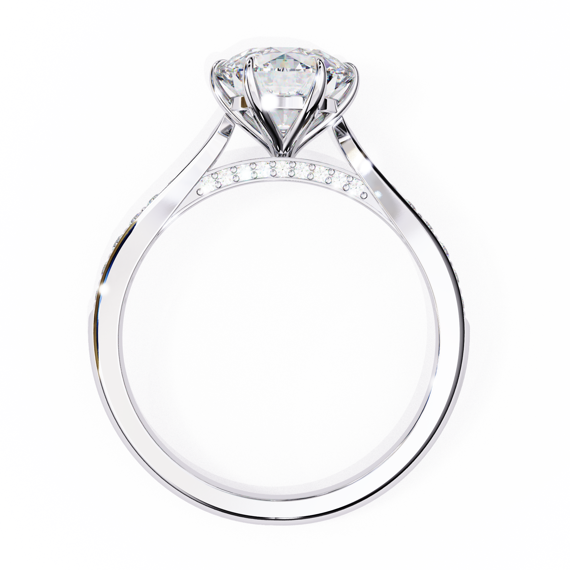 Astra Beam Diamond Ring
