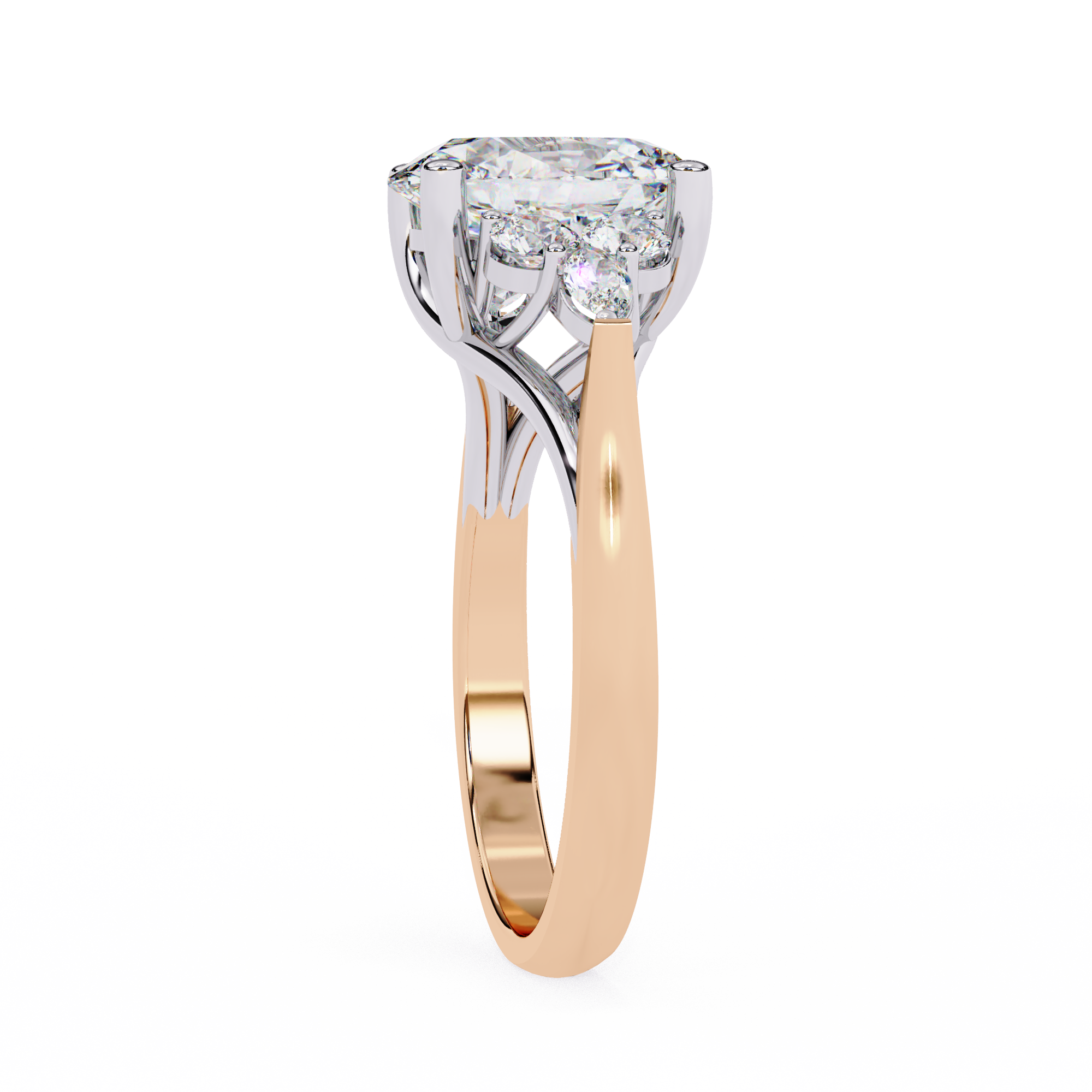 Dayglow Circle Diamond Ring