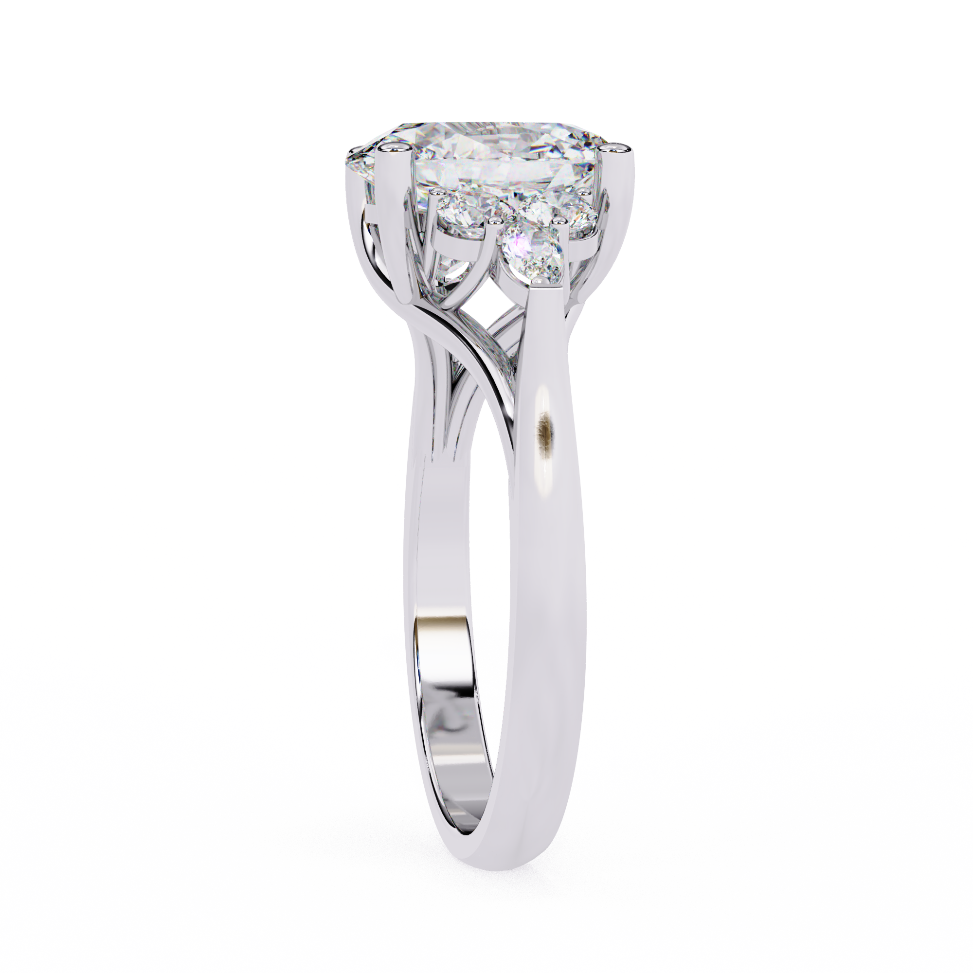 Dayglow Circle Diamond Ring