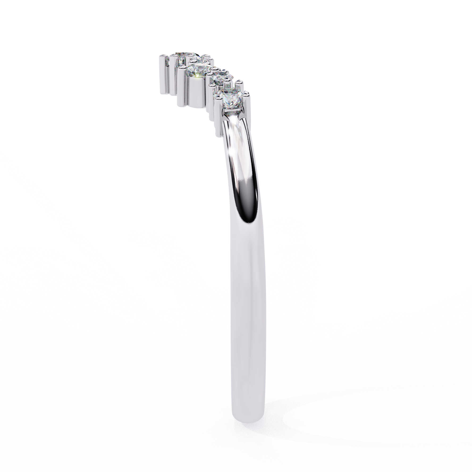 Golden Veil Ring Band