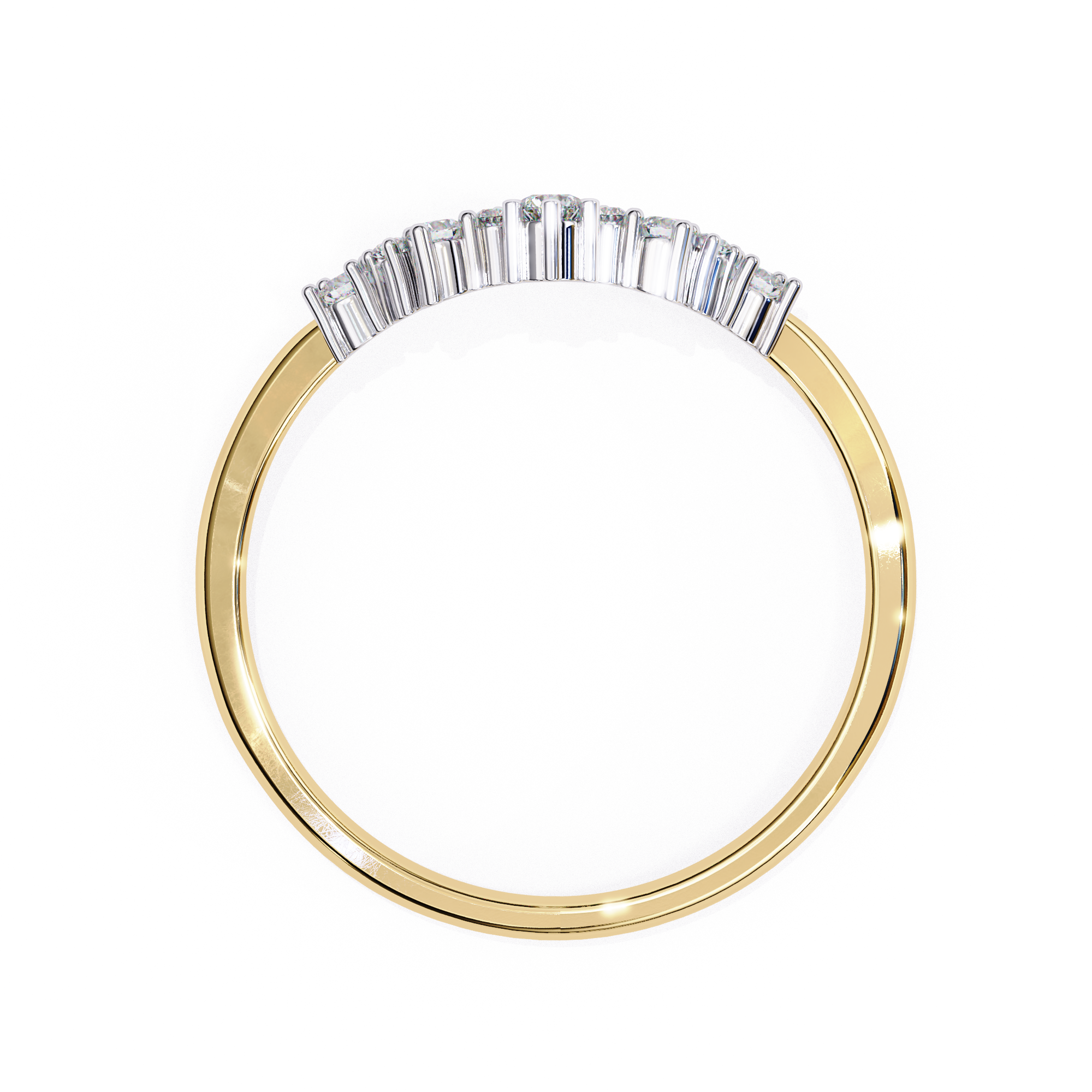 Golden Veil Ring Band