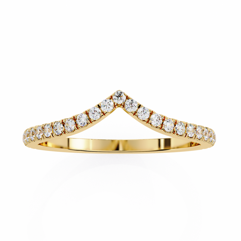 Starlight Crest Diamond Band