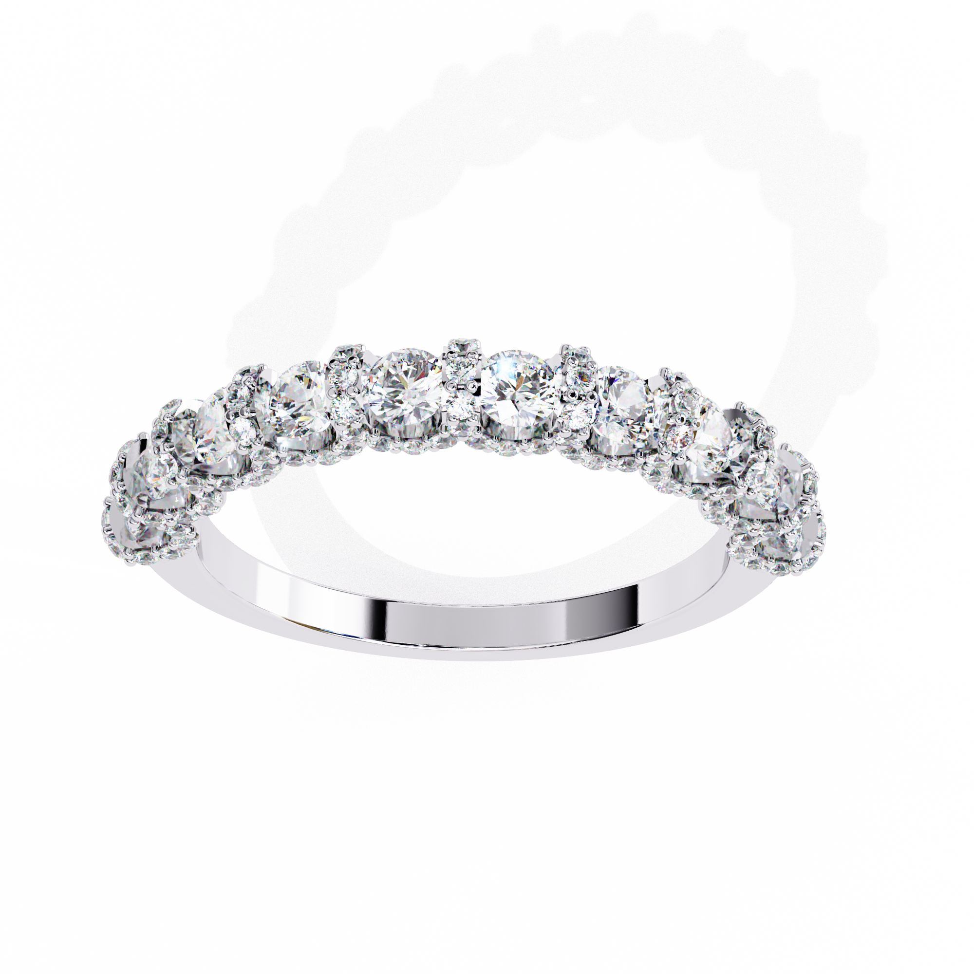 Velvet Night Diamond Ring Band