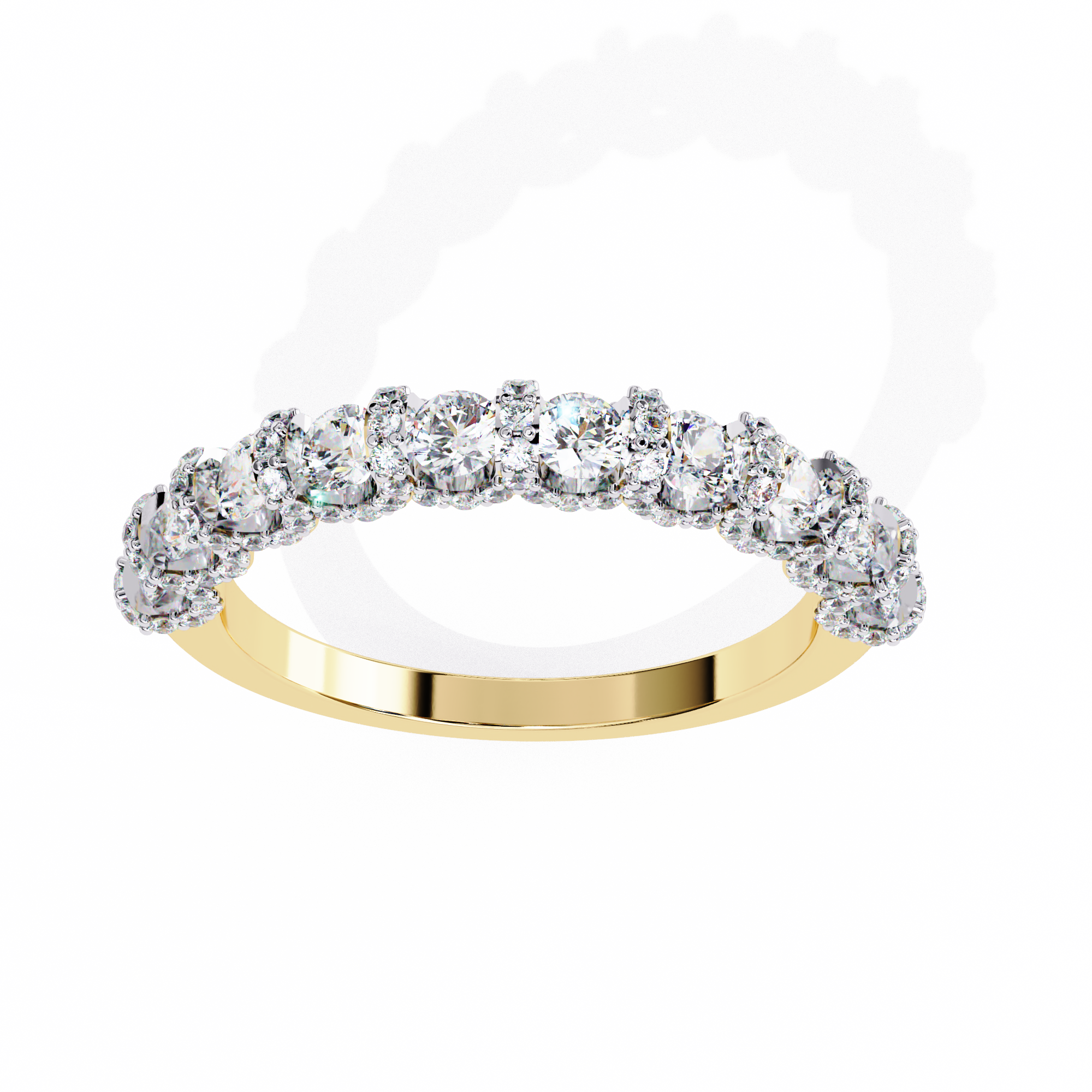 Velvet Night Diamond Ring Band