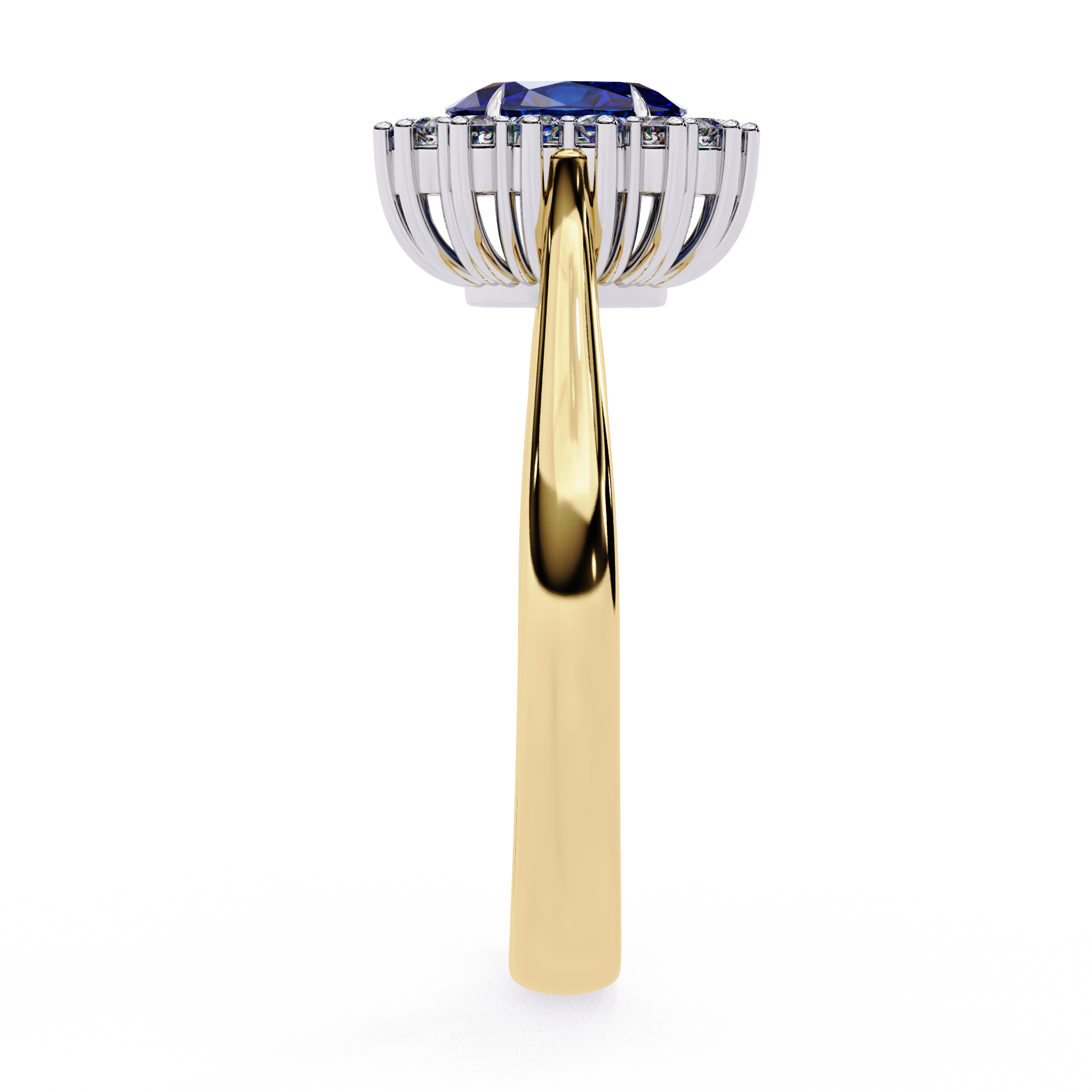 Nova Flame Diamond Ring