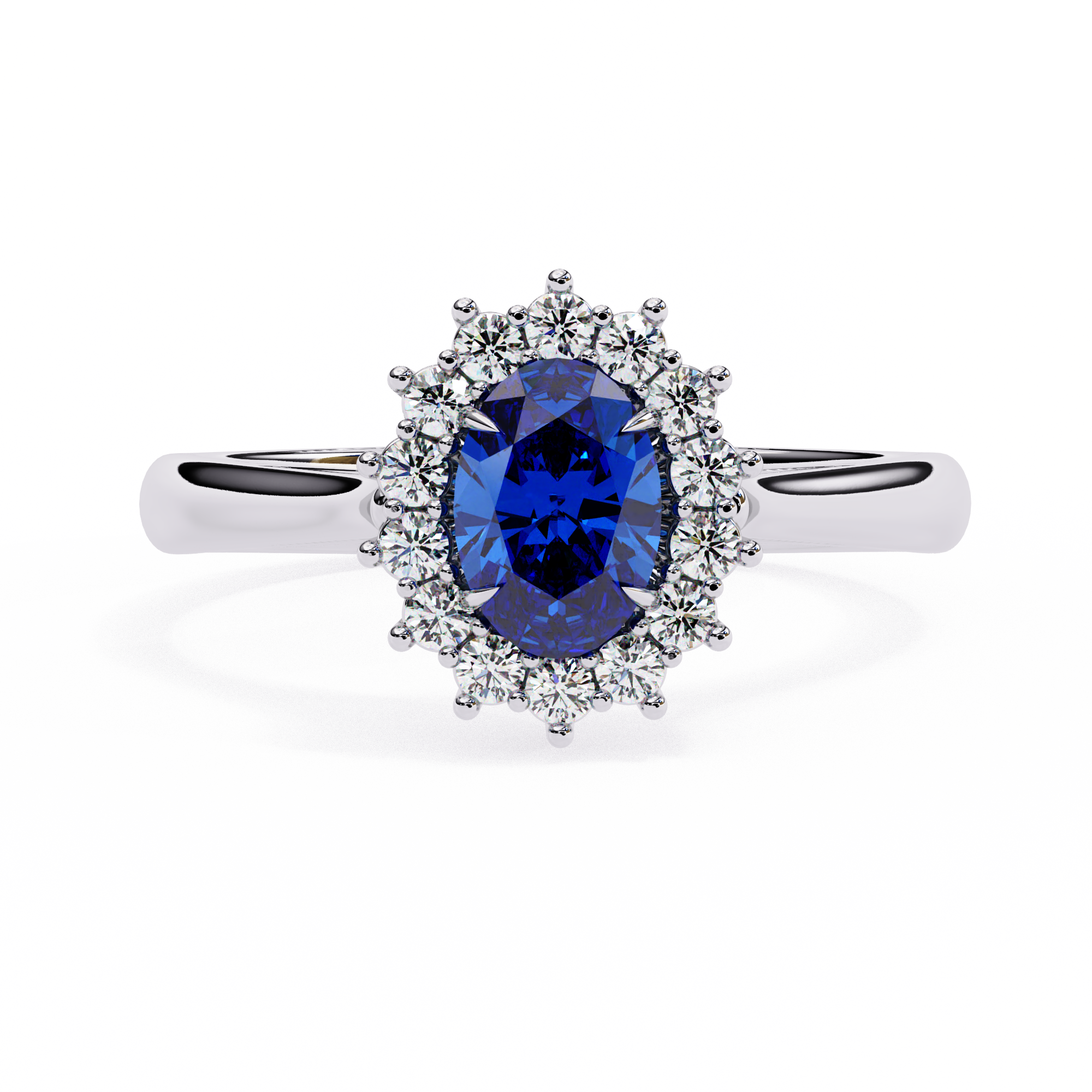 Nova Flame Diamond Ring