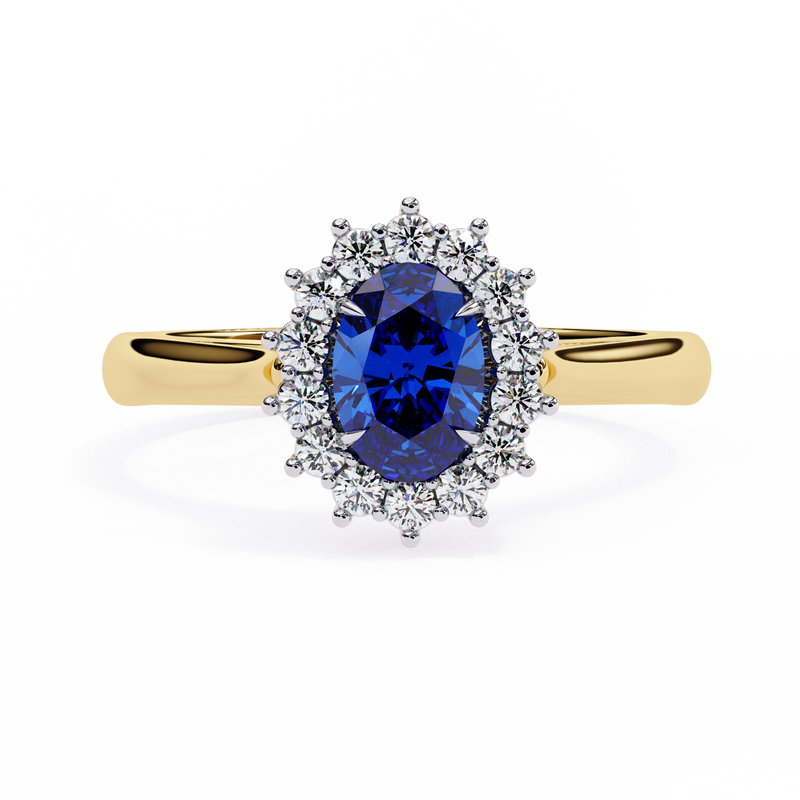 Nova Flame Diamond Ring