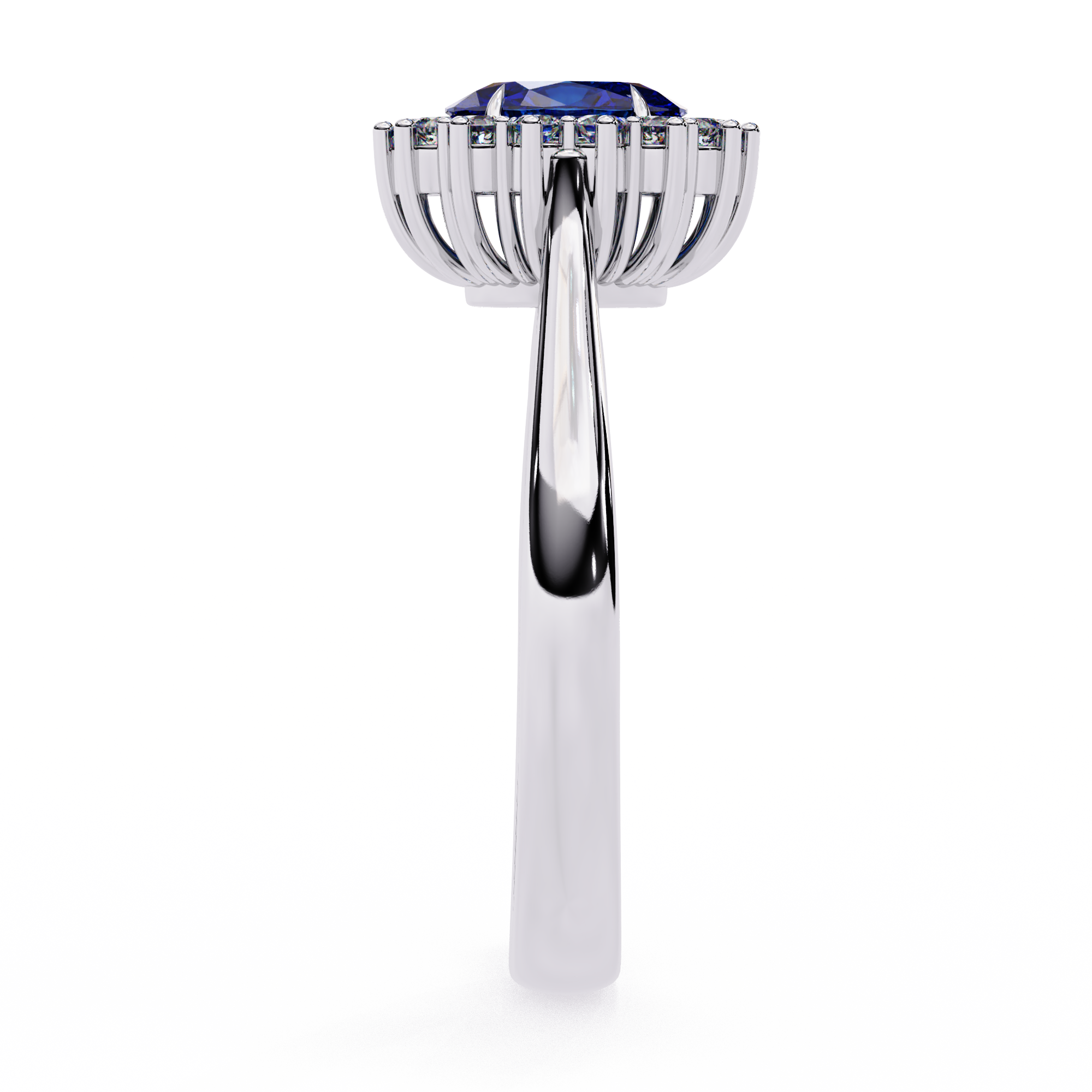 Nova Flame Diamond Ring