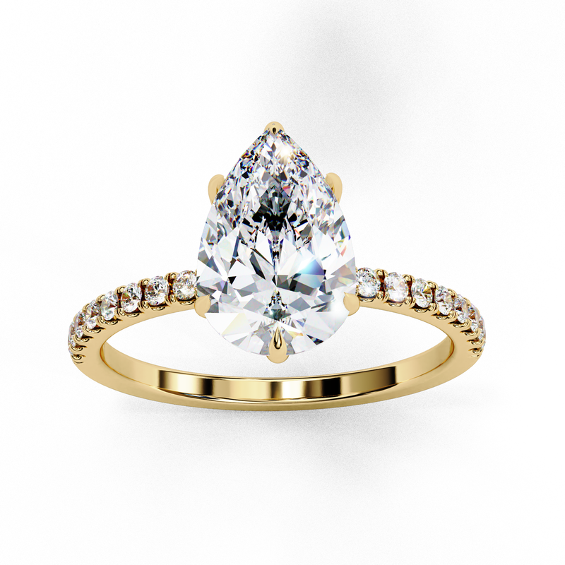 Radiant Beam Diamond Ring