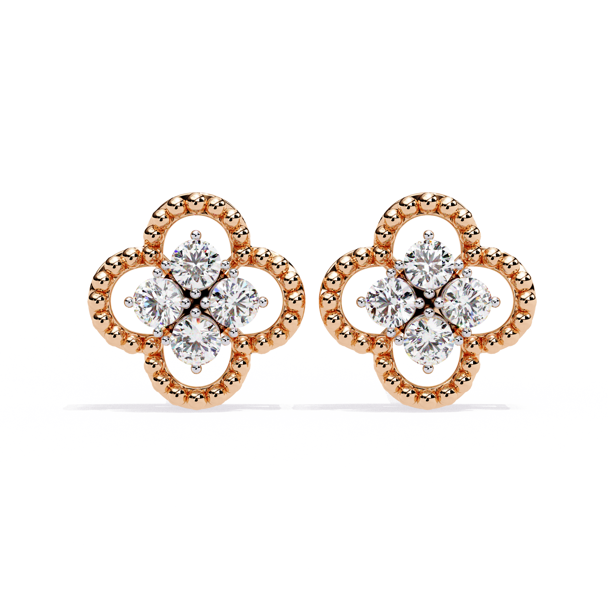 Gleam Drape Diamond Earrings
