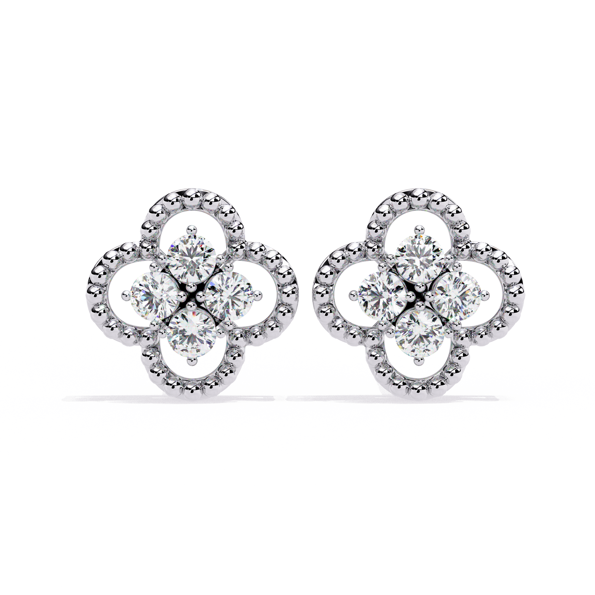 Gleam Drape Diamond Earrings