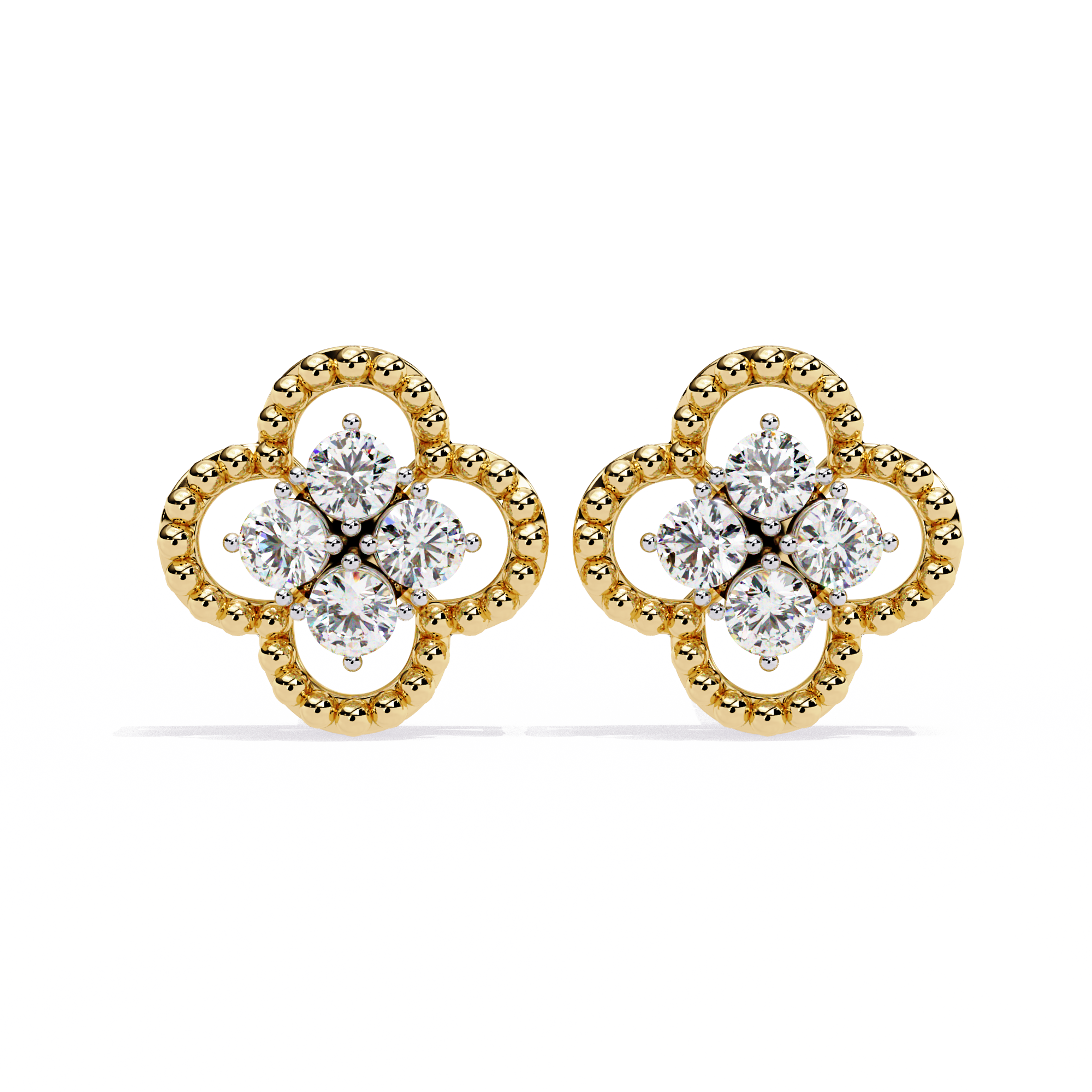 Gleam Drape Diamond Earrings