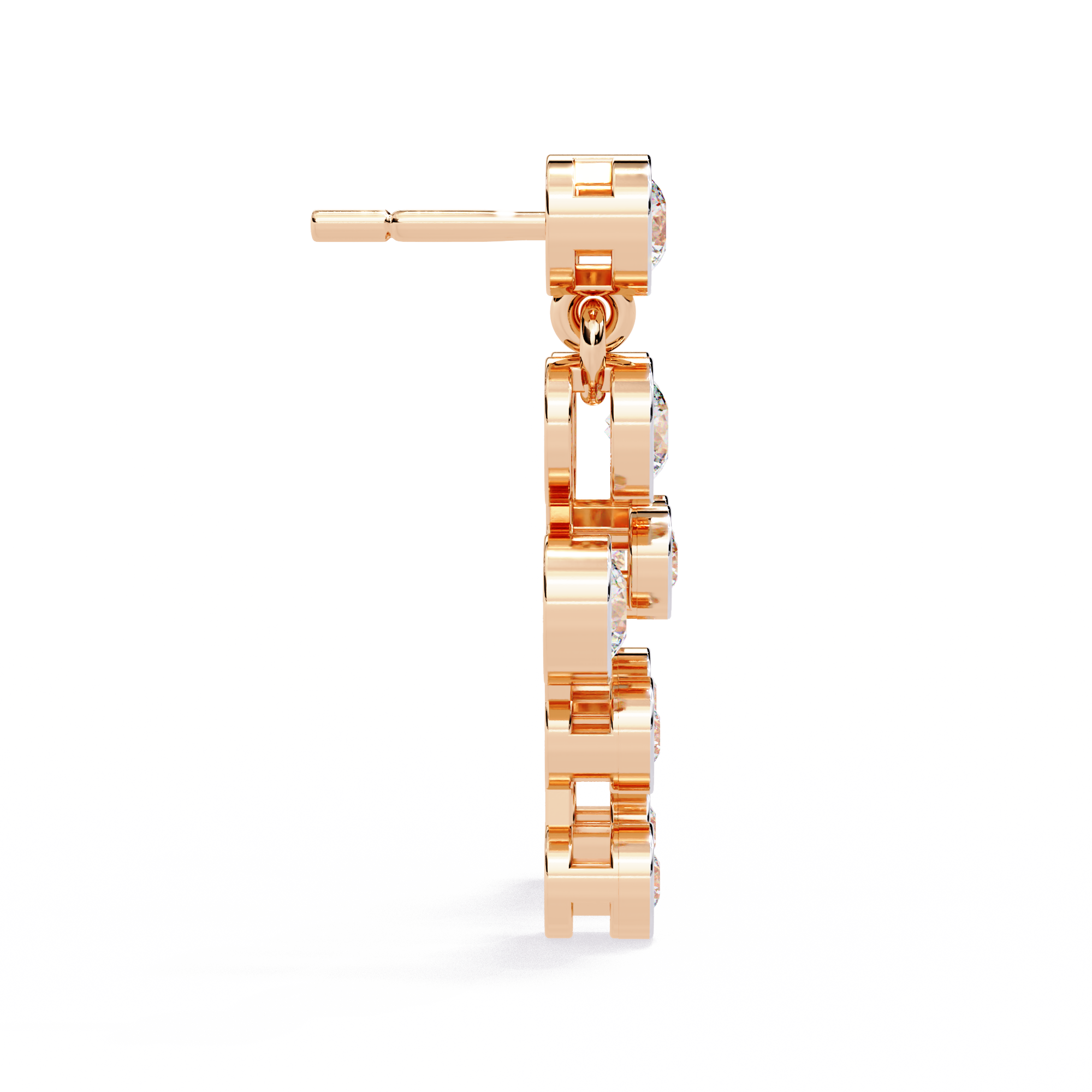 Dazzle Arc Diamond Earrings