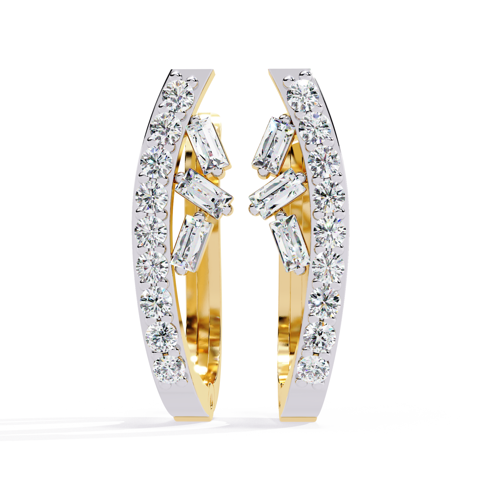 Royal Beam Diamond Earrings