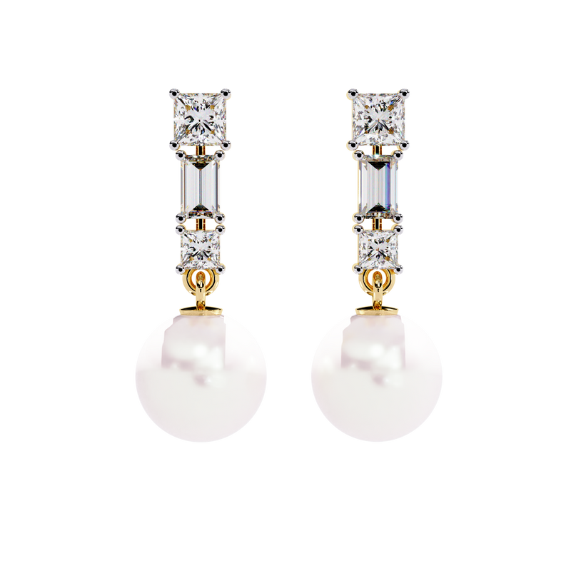 Eclipse Ray Diamond Earrings