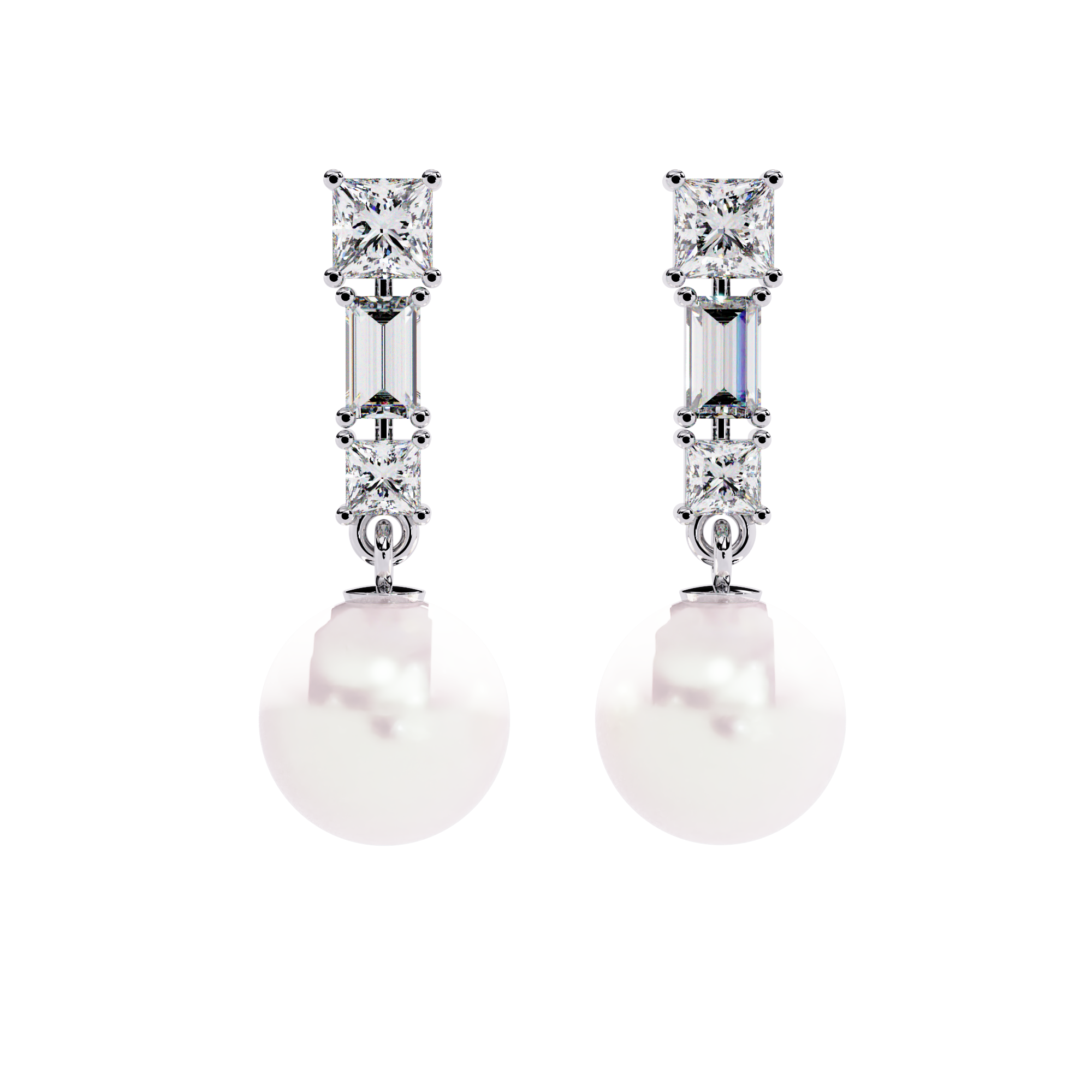 Eclipse Ray Diamond Earrings