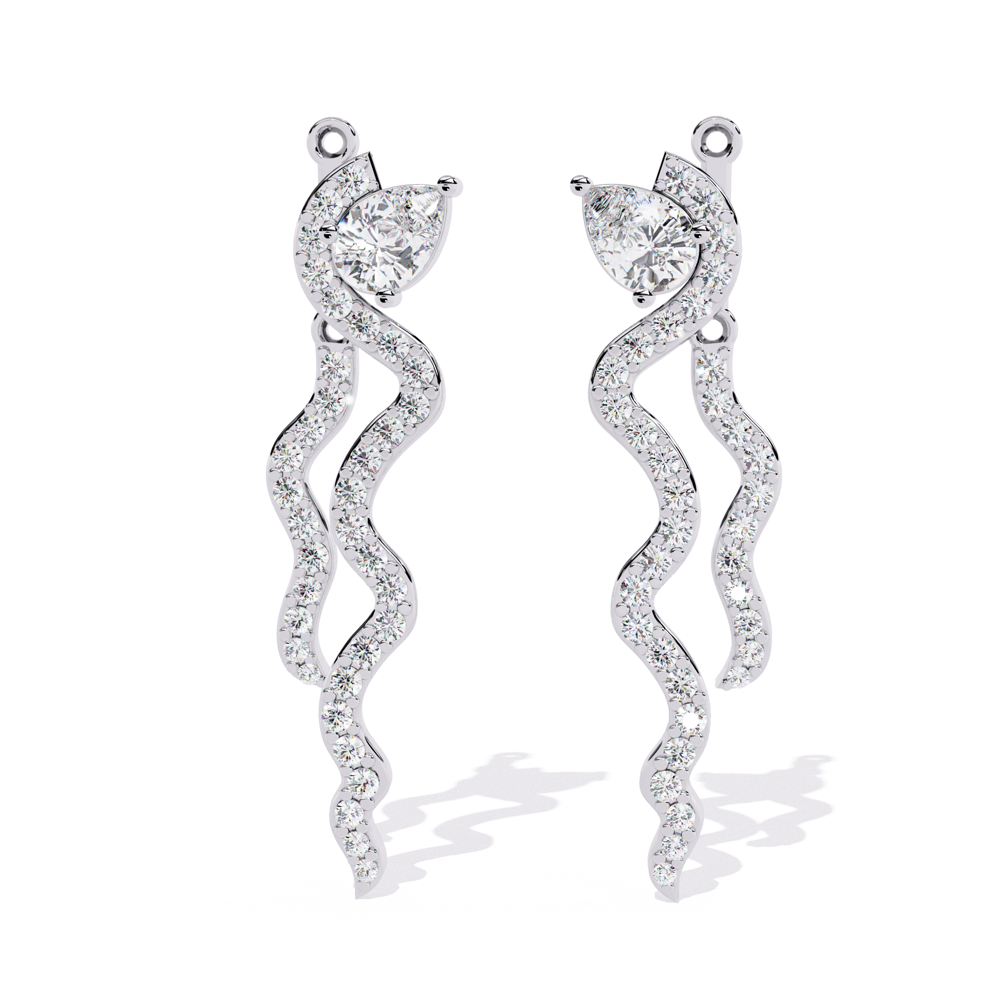 Twilight Mirage Diamond Earrings