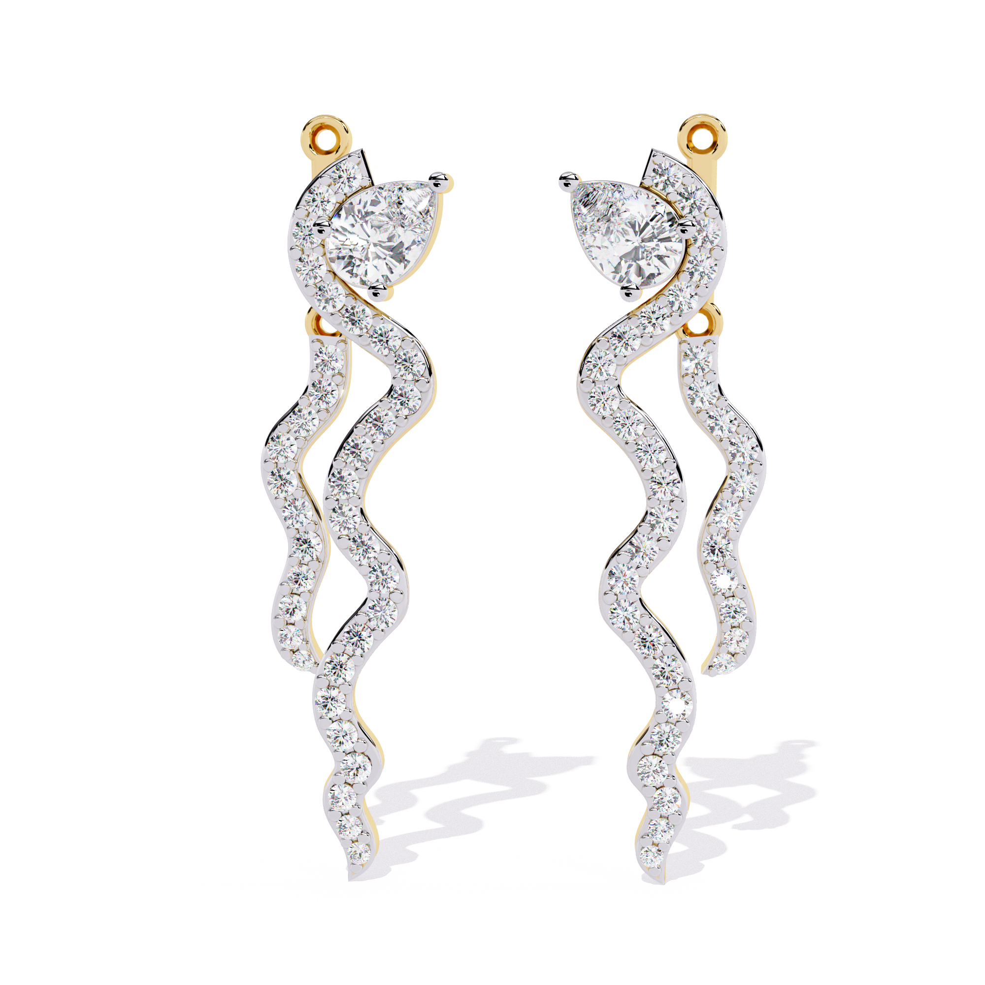 Twilight Mirage Diamond Earrings