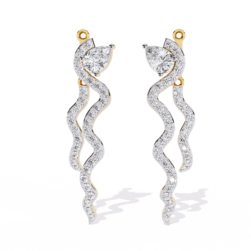 Twilight Mirage Diamond Earrings